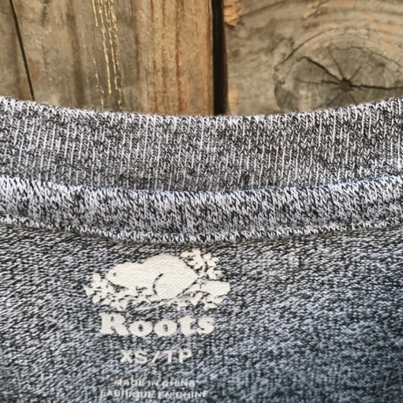 Roots Salt&Pepper men’s XS tee - Picture 3 of 3